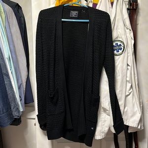 Abercrombie navy blue cardigan